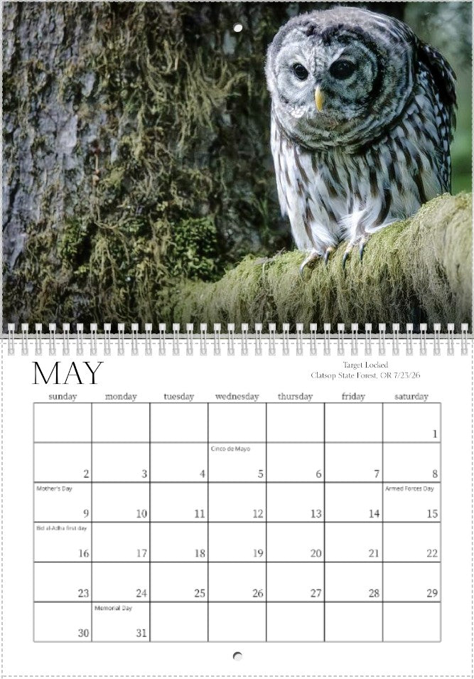 2027 Wild Things Calendar